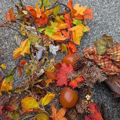 Fall Seasonal Decorations Wreaths