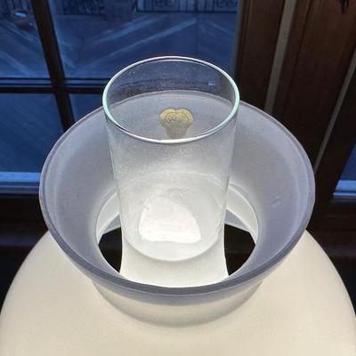 Vianna France Twin Vintage Blue Lamps