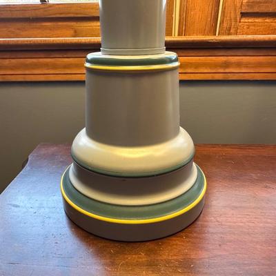 Vianna France Twin Vintage Blue Lamps