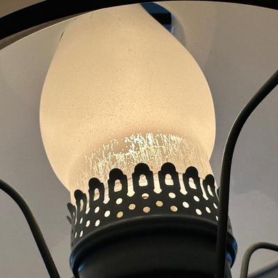 Vianna France Twin Vintage Blue Lamps