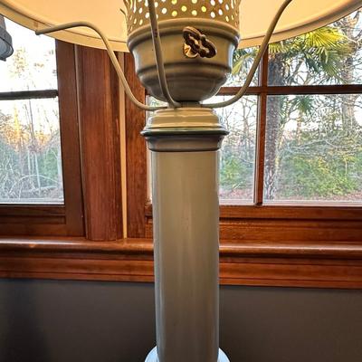 Vianna France Twin Vintage Blue Lamps