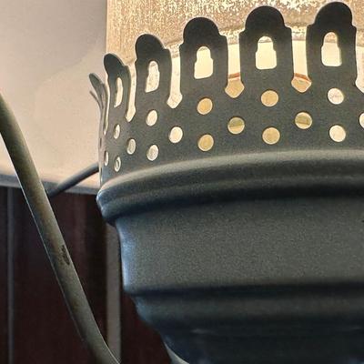 Vianna France Twin Vintage Blue Lamps