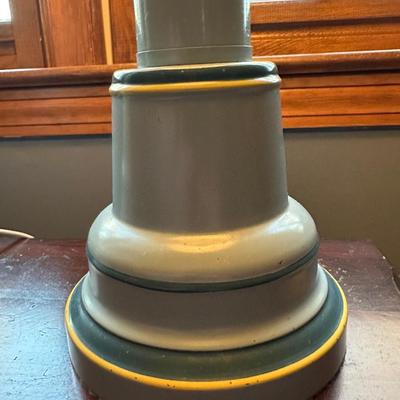 Vianna France Twin Vintage Blue Lamps