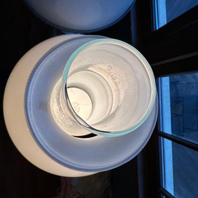 Vianna France Twin Vintage Blue Lamps