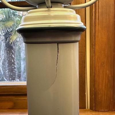 Vianna France Twin Vintage Blue Lamps