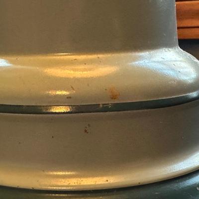 Vianna France Twin Vintage Blue Lamps