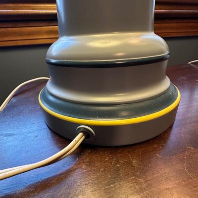 Vianna France Twin Vintage Blue Lamps