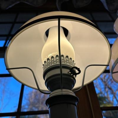 Vianna France Twin Vintage Blue Lamps