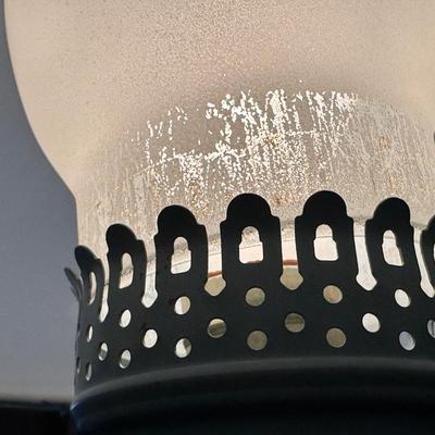 Vianna France Twin Vintage Blue Lamps