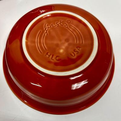 Fiestaware Place Setting Persimmon 6 pc Plates Bowls Cup & Saucer