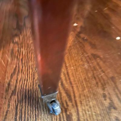 PAIR MARBLE TOP END TABLES