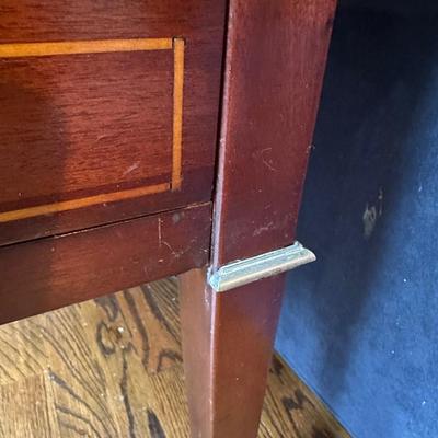 PAIR MARBLE TOP END TABLES