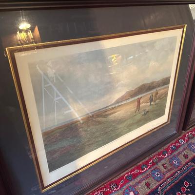 FRAMED GOLF PRINT TRIO