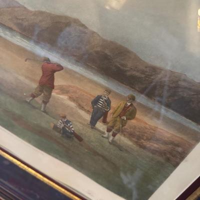 FRAMED GOLF PRINT TRIO