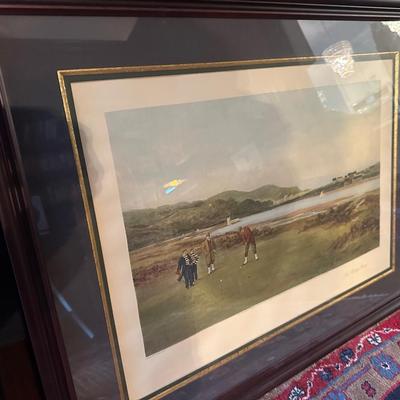 FRAMED GOLF PRINT TRIO