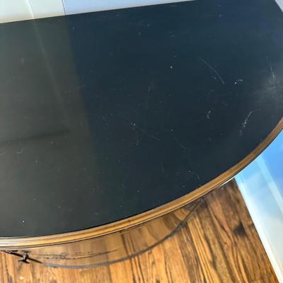 BLACK LAQUER ASAIN DEMILUNE CHEST