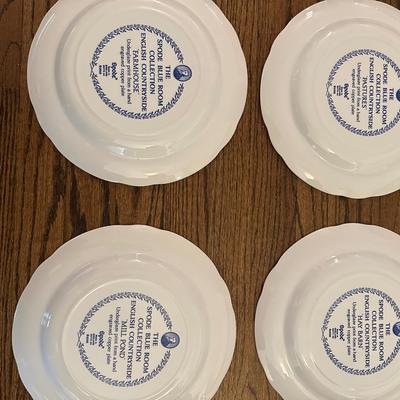 THE SPODE BLUE ROOM COLLECTION DINNER PLATE LOT