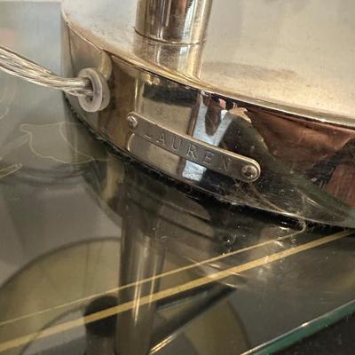 PAIR RALPH LAUREN CHROME LAMPS
