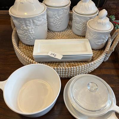 white kitchen lot