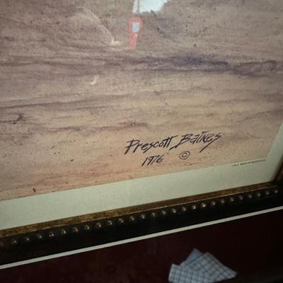 FRAMED GAMECOCK ART