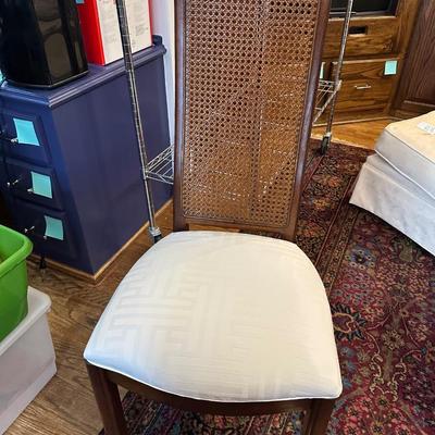 CANE BACK DINING CHAIR