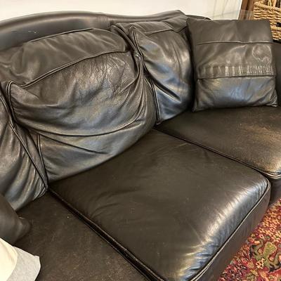 Sale Photo Thumbnail #1280: NAIL HEAD TRIM SOFA & LOVESEAT, SHOWS WEAR, SEE PHOTOS