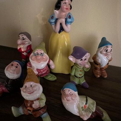 VINTAGE DISNEY SNOW WHITE 7 DWARFS Japan lot