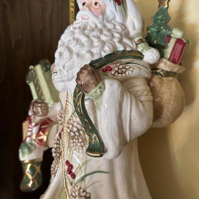 FITZ AND FLOYD FOREST FROST SANTA