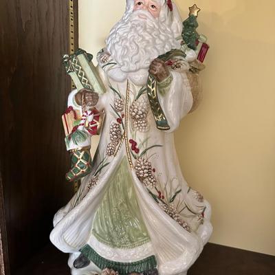 FITZ AND FLOYD FOREST FROST SANTA