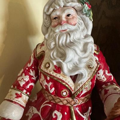 FITZ AND FLOYD TOWN AND COUNTRY SANTA