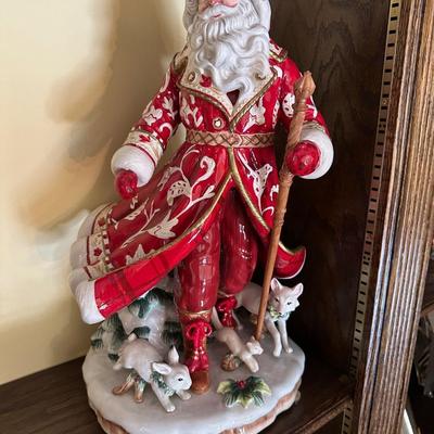 FITZ AND FLOYD TOWN AND COUNTRY SANTA