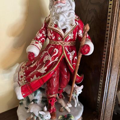 FITZ AND FLOYD TOWN AND COUNTRY SANTA