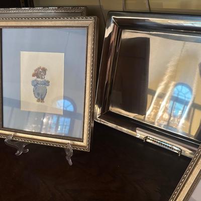 needlepoint bunny lot