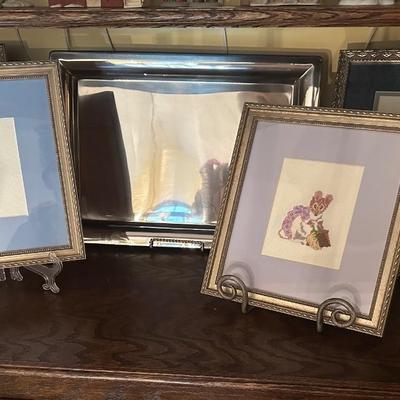 needlepoint bunny lot