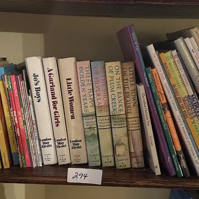 Louisa May Alcott, Laura Ingalls Wilder and more book lot