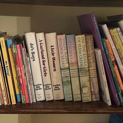 Louisa May Alcott, Laura Ingalls Wilder and more book lot