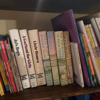 Louisa May Alcott, Laura Ingalls Wilder and more book lot