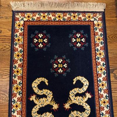 ORIENTAL DRAGON RUNNER RUG PAIR