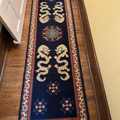 ORIENTAL DRAGON RUNNER RUG PAIR