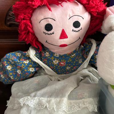 RAGGEDY ANN, MS BEASLEY, BARBIE DOLL LOT