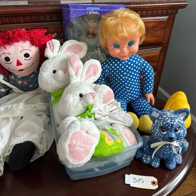 RAGGEDY ANN, MS BEASLEY, BARBIE DOLL LOT