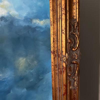 FRAMED SHIP PAINTING