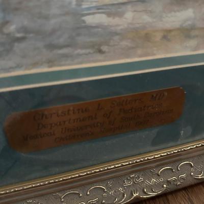FRAMED CHARLESTON PRINT LOT