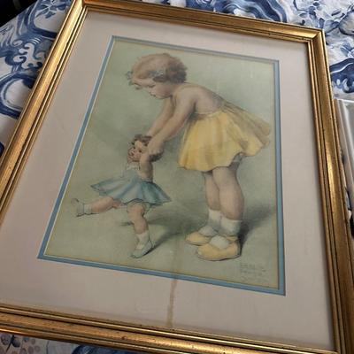 FRAMED CHILDRENS ART
