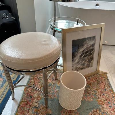 CHROME GLASS SHELF & MORE