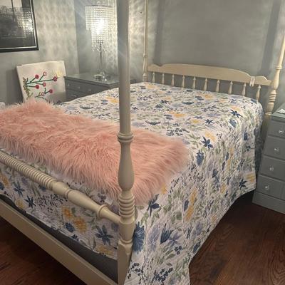 FULL SIZE BED, MATTRESS