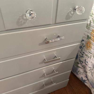 ETHAN ALLEN GRAY 4 DRAWER NIGHTSTAND PAIR 30X18X30