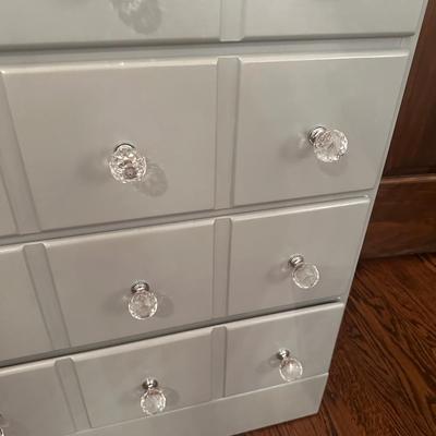 ETHAN ALLEN GRAY 4 DRAWER NIGHTSTAND PAIR 30X18X30