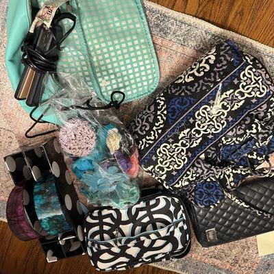 HAIRCARE, MAKE UP BAGS AS PICTURED