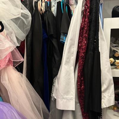 COSTUMES, & MORE, ENTIRE CLOSET CONTENTS